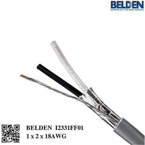 Cáp Điều Khiển BELDEN 1 x 2 x 18AWG Shielded Belden 5300UE