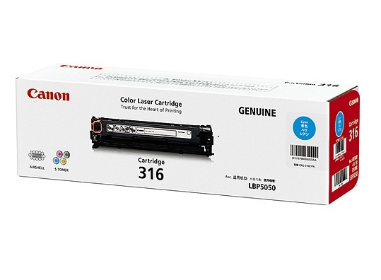 Mực in Canon 316 Cyan Toner Cartridge