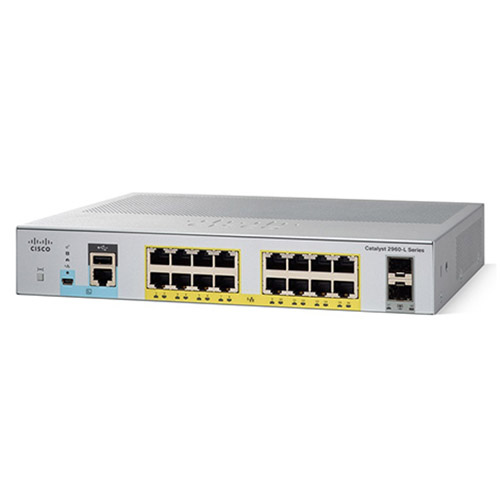 Switch Cisco 16 port 1G + 2 port quang SFP Cisco C1000-16T-2G-L