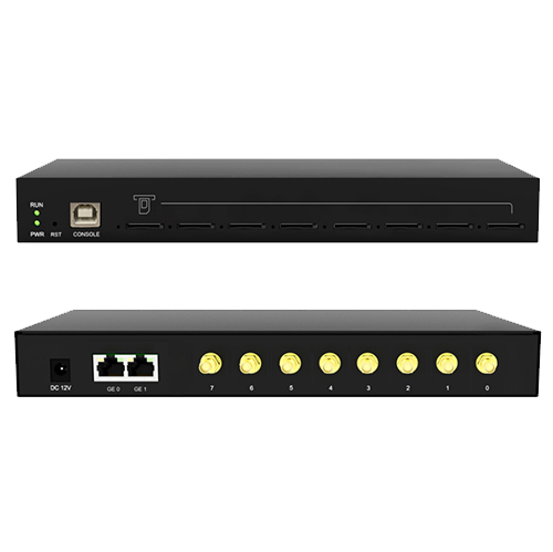 Thiết bị GSM gateway 8 SIM 2G Dinstar UC2000-VE-8G-B