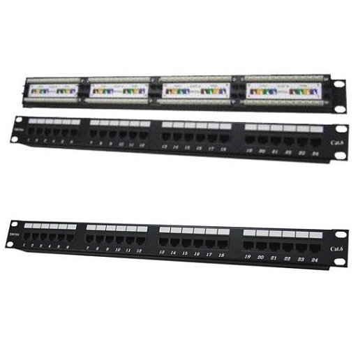 Patch panel 48 port, CAT6e