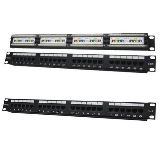 Patch panel 48 port, CAT.5e