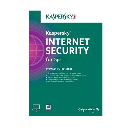 Phần mềm diệt virut Kaspersky Internet security dành cho 5PC 12 tháng