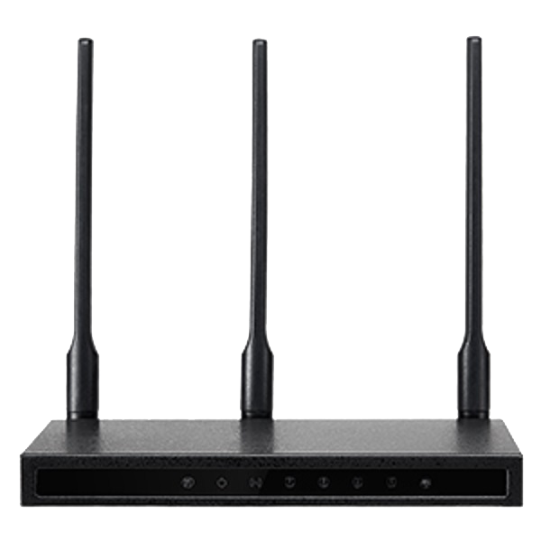 NetMax NM-T430H Wireless Router vỏ kim loại tốc độ 300Mbps 3 Antena công suất cao xuyên tường