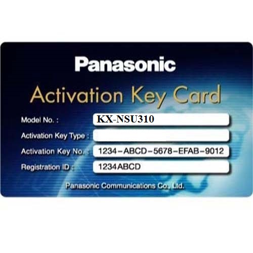 KX-NSU310 Activation key mở rộng 10 user sử dụng tính năng ghi âm hai chiều