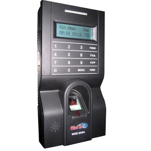 Máy chấm công vân tay, kiểm soát cửa và thẻ cảm ứng WISE EYE 8000A
