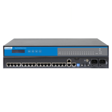 Bộ chuyển đổi 16 cổng RS-232/485/422 sang 2 cổng Ethernet 3Onedata NP6100-2T-16DI(3IN1)-RJ-2P(85-265VAC)