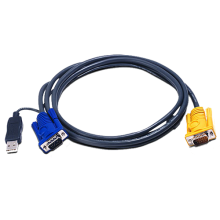 Aten 2L-5203UP Cáp KVM chuẩn USB to SPHD-15 Intelligent Cable 3m