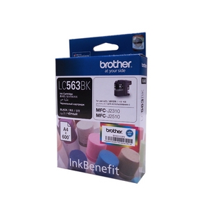 muc in brother lc 563 black ink cartridge