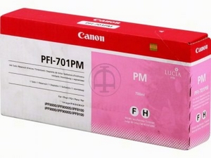 muc in canon pfi 701 photo magenta ink tank