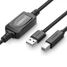 Cáp máy in USB 10m Ugreen 10374 có IC khuếch đại